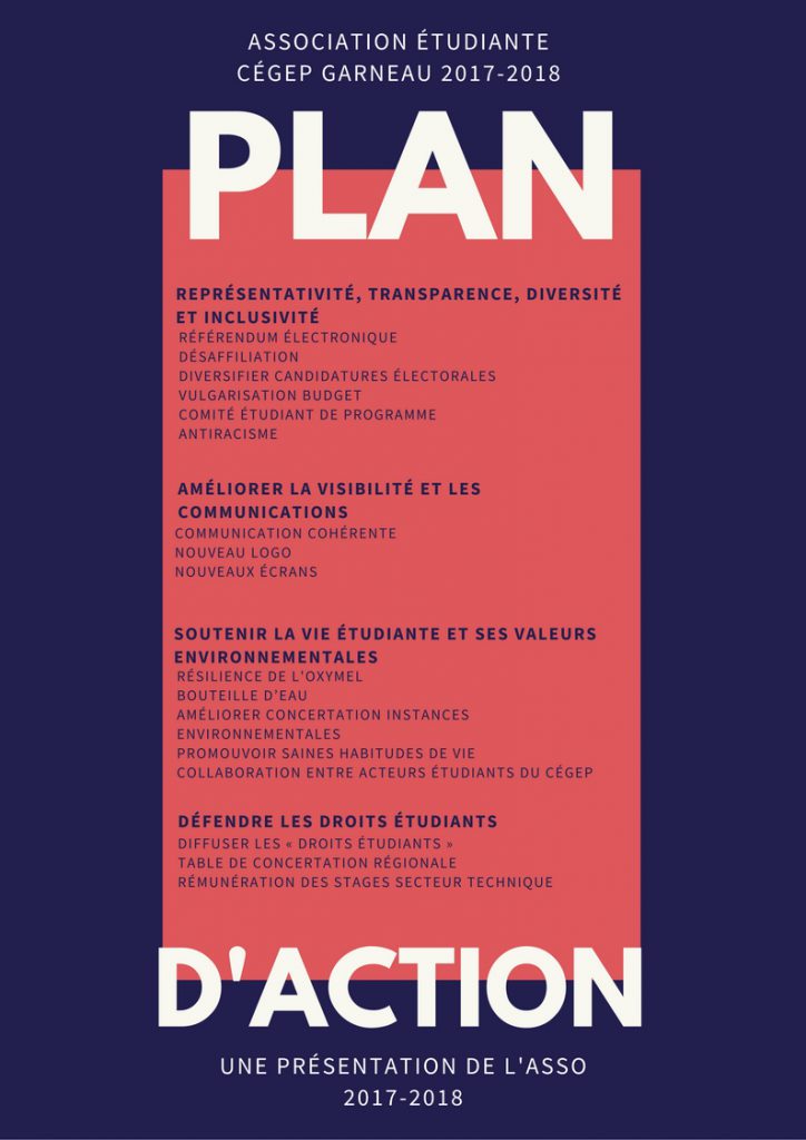 Plan d'action 2017-2018